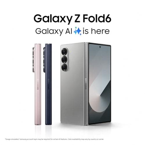 Samsung Galaxy Z Fold6 256GB, 50MP Camera, Big Display, Long Battery, Silver Shadow - Image 2