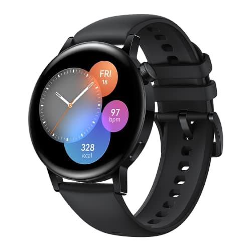 Huawei Watch GT 3 46mm Smartwatch, Bluetooth Calling, SpO2, Heart Rate Monitor – Black - Image 3