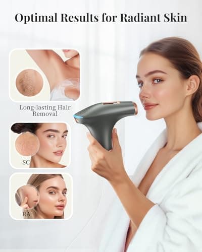 Haarlosy IPL Laser Hair Removal Device 3-in-1, 9 Levels, 999,900 Flashes, Auto Mode - Dark Grey - Image 9
