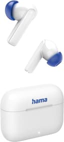 Hama Passion Clear II True Wireless Bluetooth Earbuds, ANC, App Support, White thumbnail 1