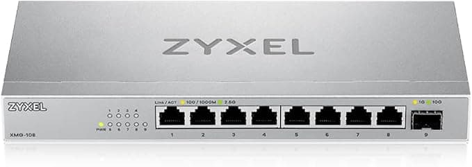 Zyxel XMG-108 8-Port 2.5G Multi-Gig Unmanaged Switch with 10G SFP+ Uplink - Image 4