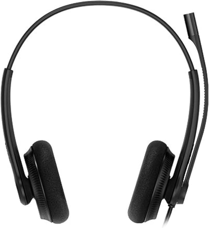 Yealink UH34 Lite USB-A Binaural Corded Headset for Microsoft Teams - Black - Image 4