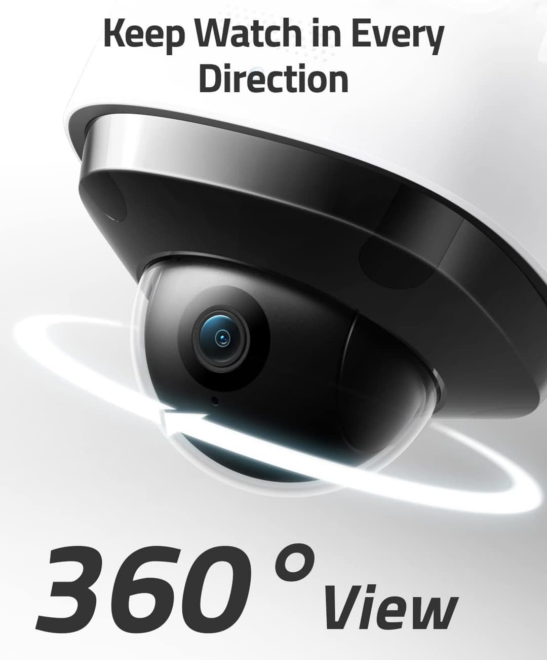 Eufy Floodlight Cam 2 Pro 2K 360° Pan, Tilt 3000 Lumens AI Tracking Hardwired - White - Image 3
