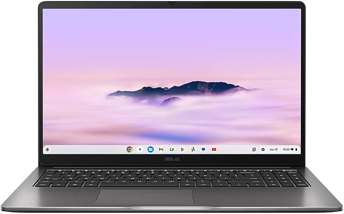 ASUS Chromebook Plus 15 CX1505CTA Laptop, 15.6" Full HD Display, Intel Core 3 N355, 8GB, 256GB - Grey