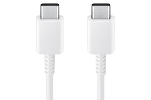 Samsung Galaxy Official USB-C to USB-C Data Cable – 1.8m (White) - Image 2