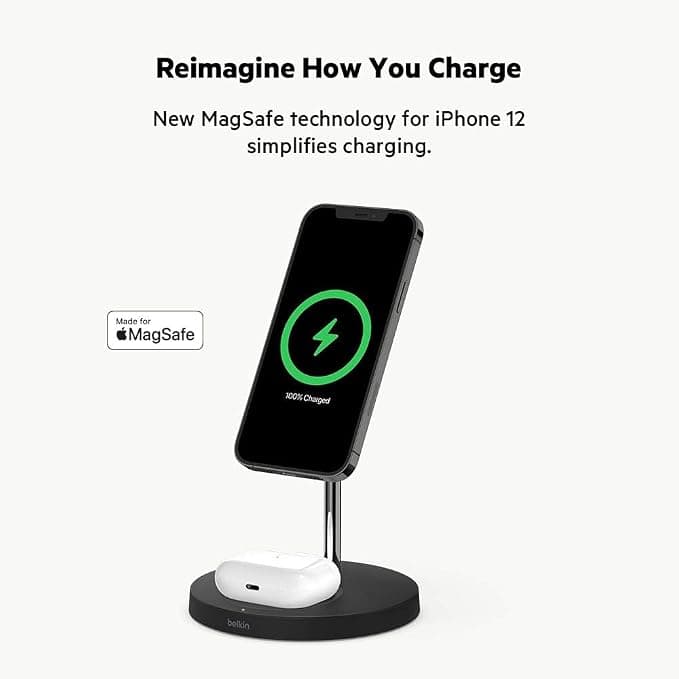 Belkin 15W Qi Wireless Charging Pad Black - Image 1