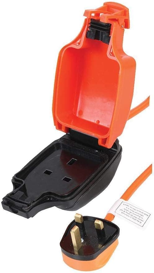 Pro Elec PEL01009 10m Outdoor Extension Lead IP54 - Orange