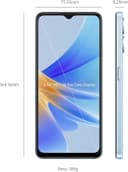 OPPO A17 Smartphone 4GB RAM 64GB ROM 6.56 Inch HD+ Display MediaTek 6765 5000mAh Battery Lake Blue thumbnail 3