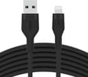 Belkin BoostCharge Flex USB-A to Lightning Cable 3M, Silicone Fast Charging Cable for iPhone & iPad – Black thumbnail 1
