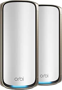 NETGEAR Orbi 970 Series Quad-Band WiFi 7 Add-On Satellite RBE970 - Image 1