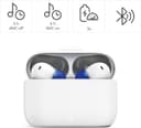 Hama Passion Clear II True Wireless Bluetooth Earbuds, ANC, App Support, White thumbnail 2