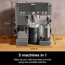 Ninja Luxe Premier 3-in-1 Coffee Machine with Built-In Grinder & Milk Frother Gun Metal ES601UKGM thumbnail 10