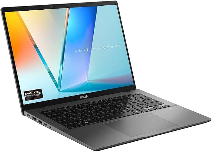 ASUS Vivobook S14 M3407HA 14 Inch Ryzen 9 32GB 1TB Laptop - Matte Grey - Image 3