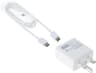 Samsung 15W USB-C Fast Charging Power Adapter with USB-C to USB-C Cable – White