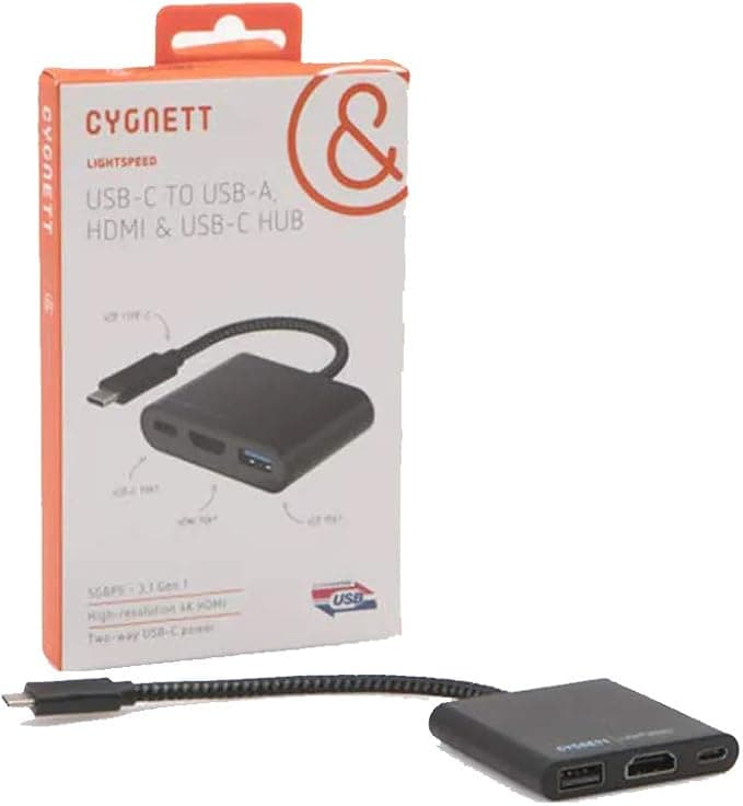 Cygnett CY2053 Flow+ USB-C Multiport Hub Docking Station, 4 Ports, USB 3.1 Gen 1, Up to 5Gbps, Compatible with Apple MacBook and Chromebook - Image 2
