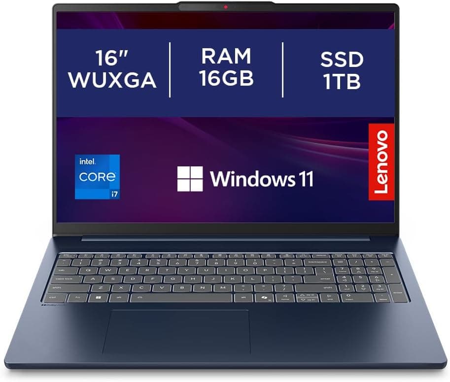 Lenovo IdeaPad Slim 5 16" WUXGA Laptop i7-13620H 16GB, 1TB Windows 11 Cosmic Blue