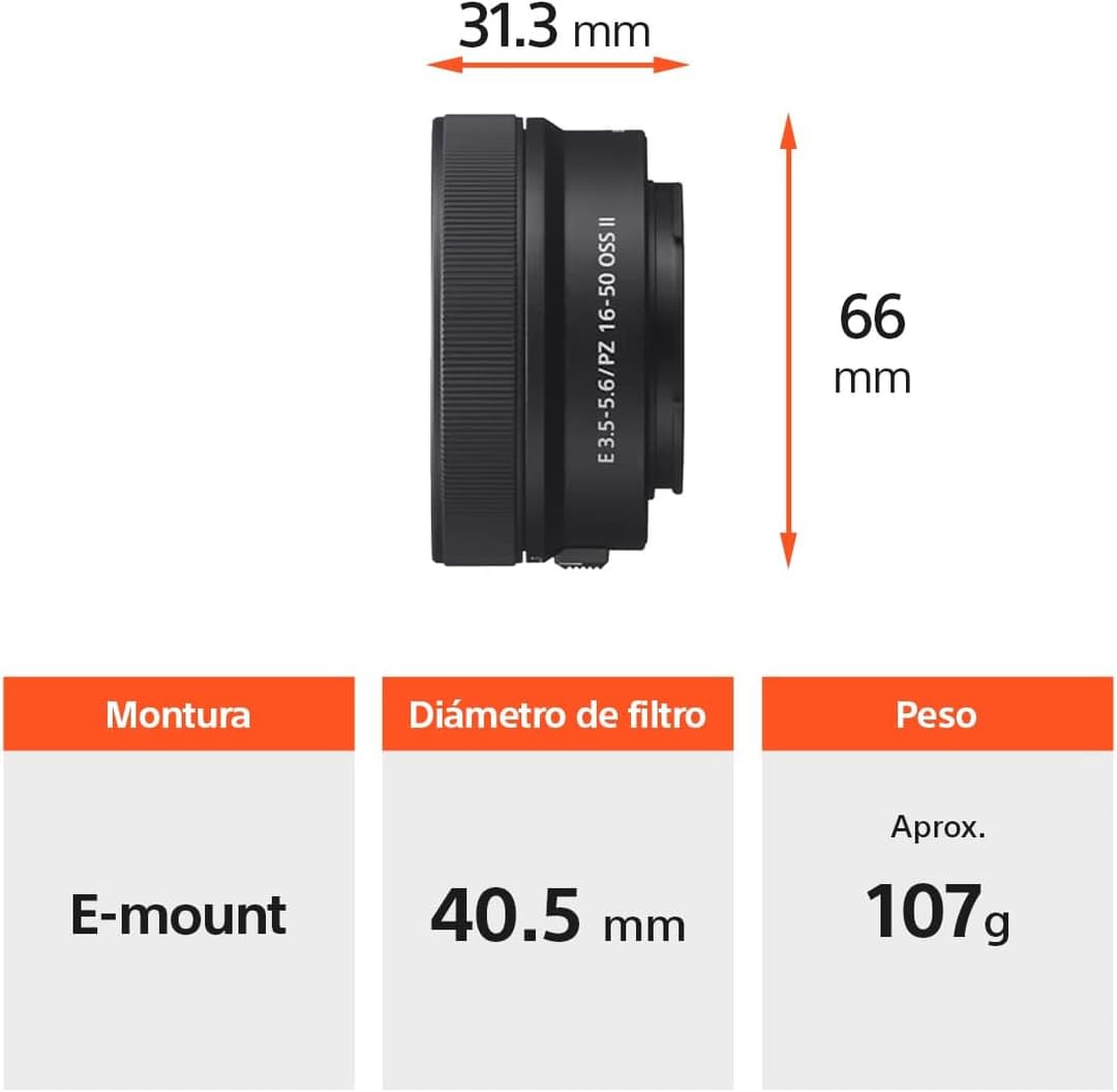 Sony E PZ 16-50mm F3.5-5.6 OSS II Power Zoom Lens - Black - Image 2