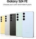 Samsung Galaxy S24 FE, AI Smartphone, Android, 8GB RAM, 128GB Storage, 50MP Camera, Long Battery Life, Unlocked, Blue, 3 Year Samsung Extended Warranty (UK Version) thumbnail 1
