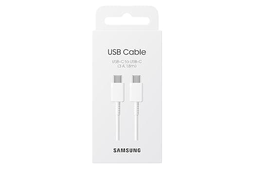 Samsung Galaxy Official USB-C to USB-C Data Cable – 1.8m (White) - Image 4