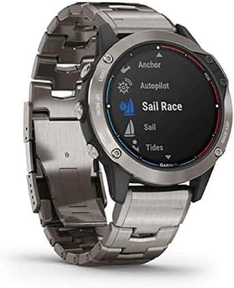 Garmin Fenix GPS Smartwatch 1.3 Inch Bluetooth - silver/grey - Image 1
