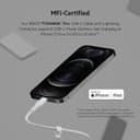 Belkin BoostCharge Flex USB-C to Lightning Cable 2M Fast Charging Cable for iPhone & iPad – White thumbnail 4
