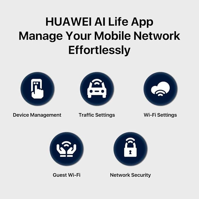 Huawei E5783-230, CAT 6, Super-Fast 4G 300 Mbps, Travel Wi-Fi Hotspot - Black - Image 4