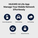 Huawei E5783-230, CAT 6, Super-Fast 4G 300 Mbps, Travel Wi-Fi Hotspot - Black thumbnail 4