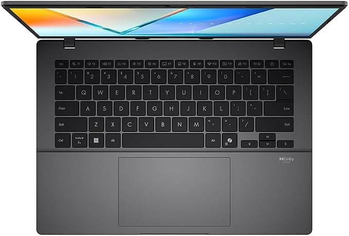 ASUS Vivobook S14 M3407HA 14 Inch Ryzen 9 32GB 1TB Laptop - Matte Grey - Image 2