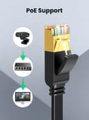 UGREEN Cat 7 Ethernet Cable 10M – High-Speed 10Gbps Flat LAN Cable thumbnail 7