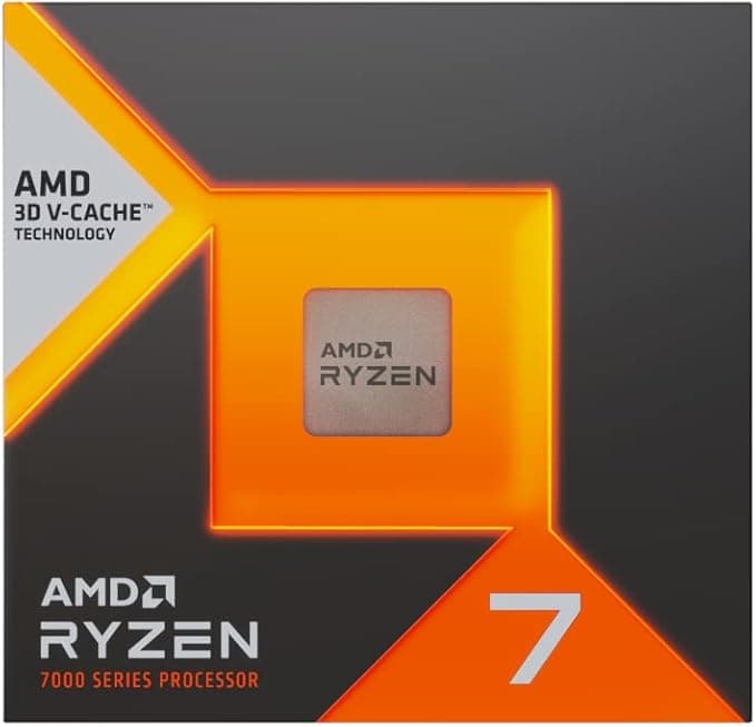 AMD Ryzen 7 7800X3D 8 Cores 16 Threads, Up to 5.0GHz, 104MB Cache, 3D V-Cache, AM5, Radeon Graphics, 120W, No Cooler - Image 2