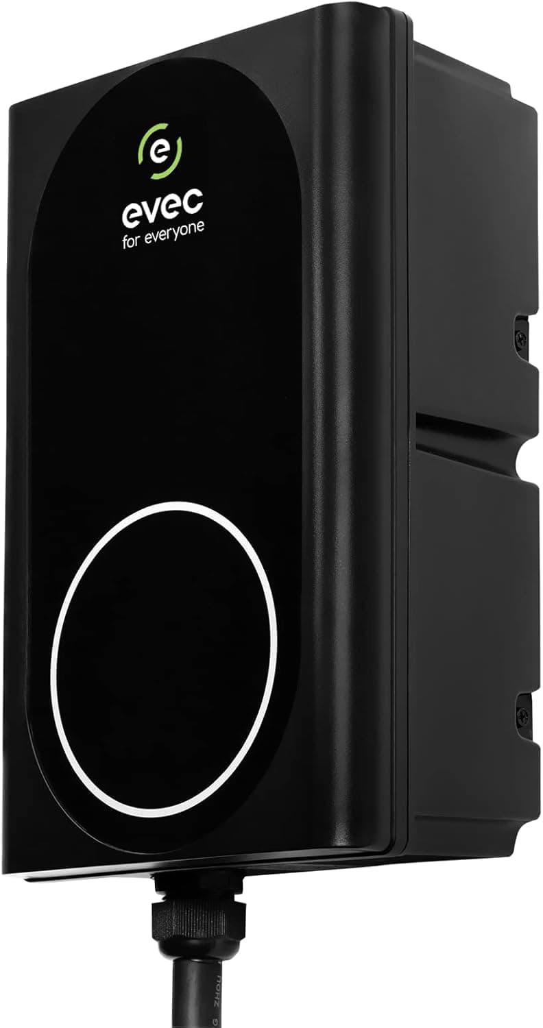 7.4kW Home EV Charger Tethered Type 2 Single Phase Wallbox Electric Car Charger - Image 1