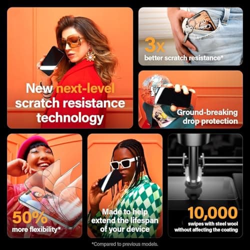 PanzerGlass Screen Protector for iPhone 15 Pro Max – Ultra-Wide, Clear, Scratch Resistant - Image 9