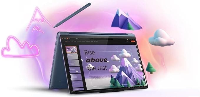 Lenovo Yoga 9i 2-in-1 Touchscreen OLED Core Ultra 7 32GB 1TB Luna Grey - Image 5