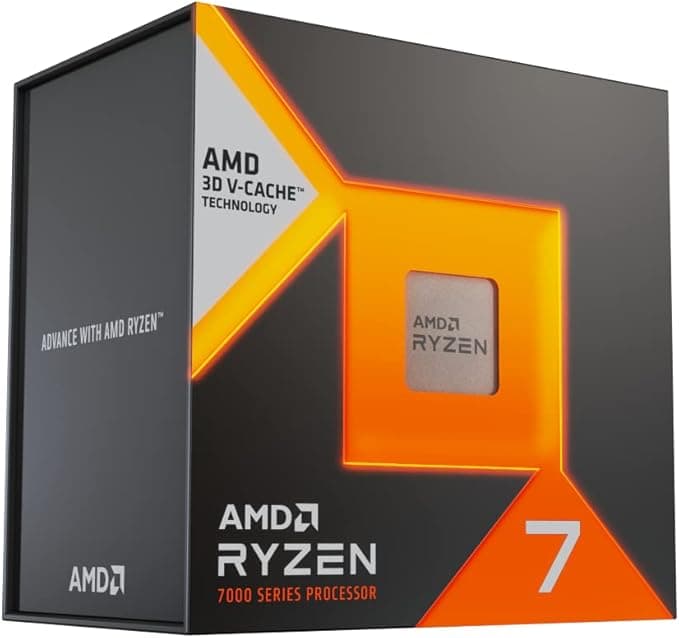 AMD Ryzen 7 7800X3D 8 Cores 16 Threads, Up to 5.0GHz, 104MB Cache, 3D V-Cache, AM5, Radeon Graphics, 120W, No Cooler - Image 3