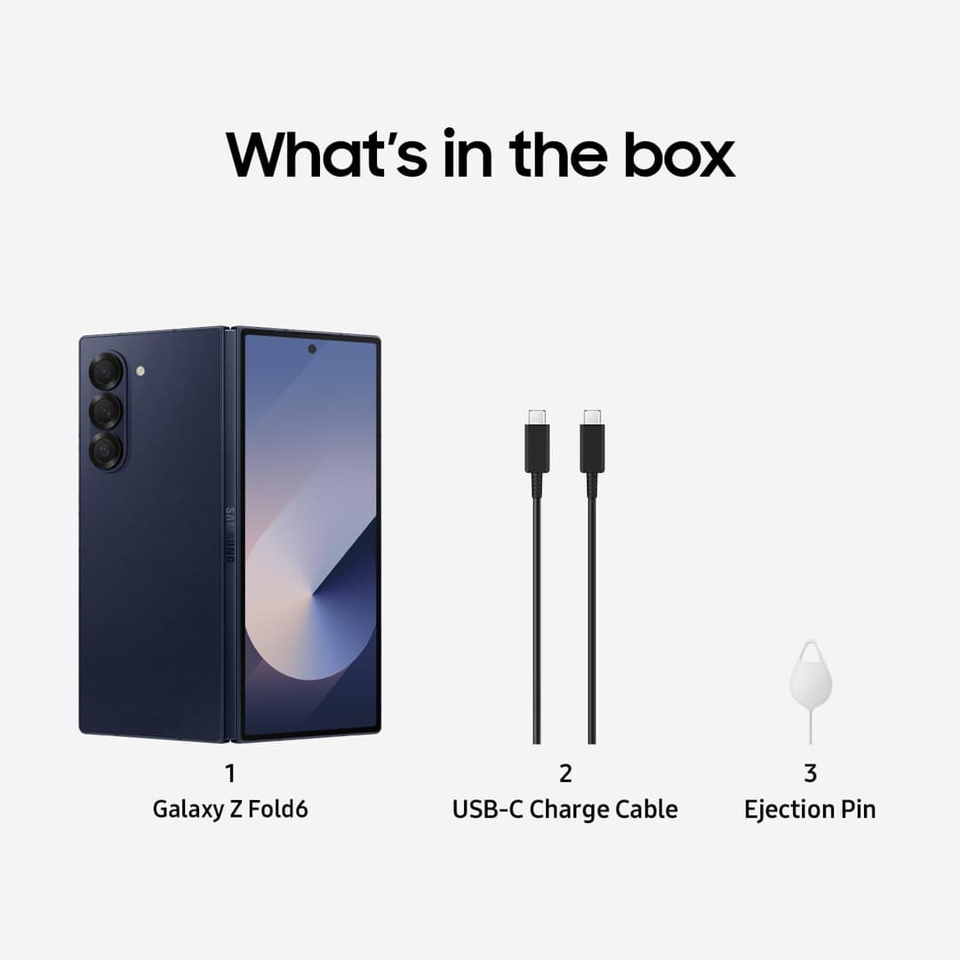 Samsung Galaxy Z Fold6  Smartphone, 256GB- Navy - Image 7