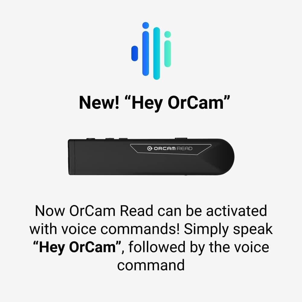 OrCam Read Smart Artificial Intelligence Assistive Text to Voice Reader, English - Image 3