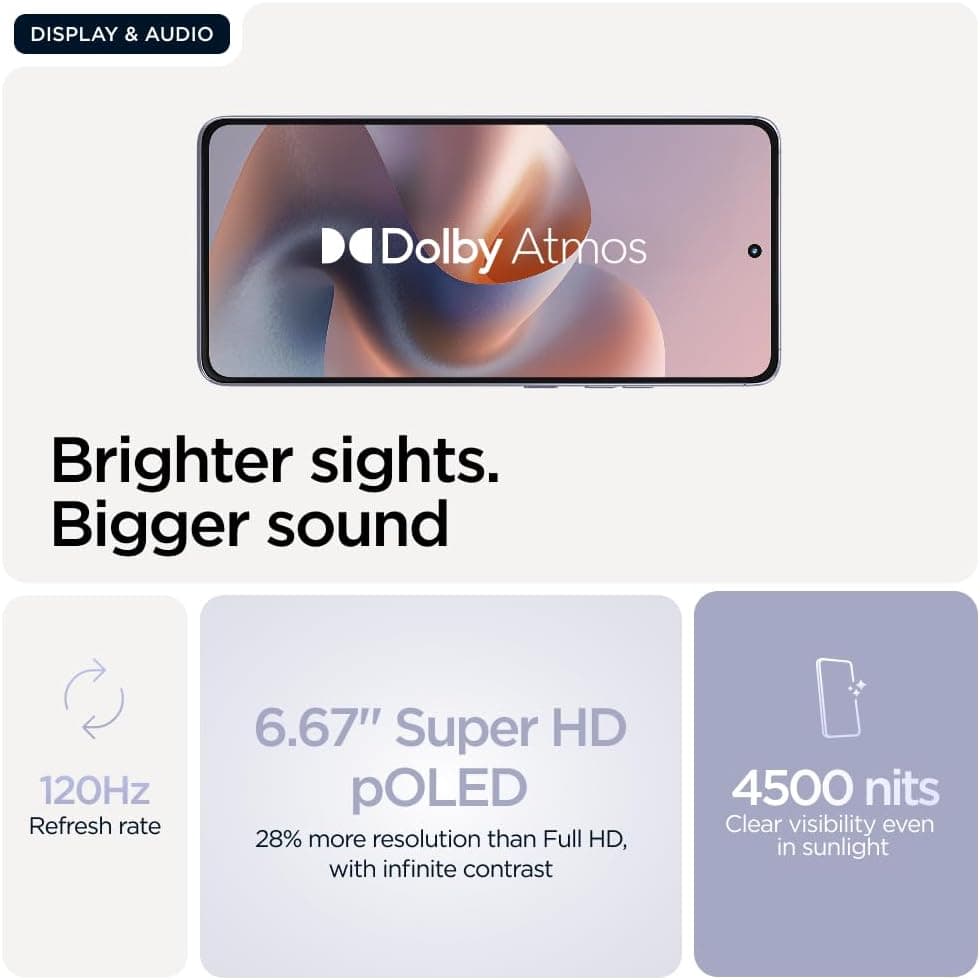 Motorola G86 5G 8GB 256GB Snapdragon 870, 50MP Camera - Cosmic Sky - Image 3