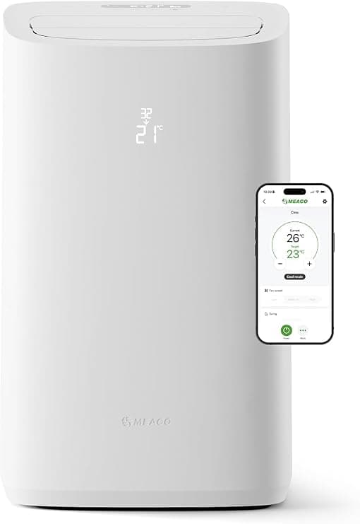 Meaco Cirro 12000 BTU Smart Portable Air Conditioner and Heater