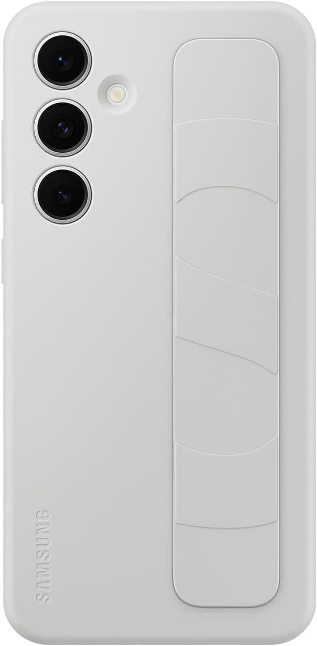 Samsung Galaxy S24 Official Standing Grip Case – Gray/Sand - Image 1