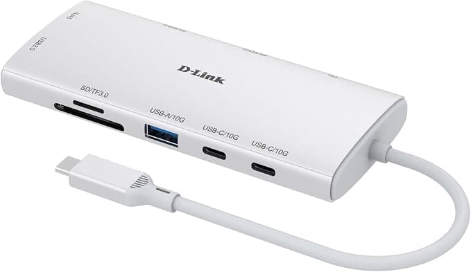 D-Link DUP-A01 10-in-1 USB-C Hub Dual HDMI 4K Docking Station with 100W PD - Image 2