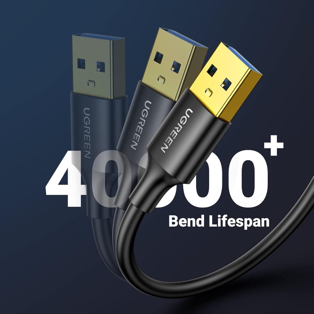 UGREEN USB 3.0 A to A Cable 1M – SuperSpeed Data Transfer - Image 7