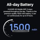 Huawei E5783-230, CAT 6, Super-Fast 4G 300 Mbps, Travel Wi-Fi Hotspot - Black thumbnail 3