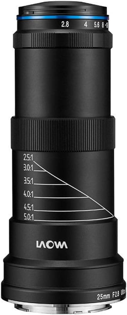 Venus Optics Laowa 25mm f/2.8 Ultra Macro Lens VE2528SFE - Black - Image 4