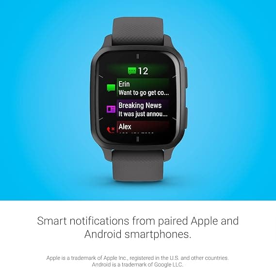 Garmin Venu Sq 2 Smartwatch Shadow Grey - Image 6