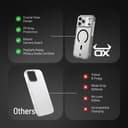 OX Dune Clear Case for iPhone 17 Pro Max – MagSafe Compatible, Shock-Proof thumbnail 5