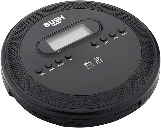 Bush CD Player with MP3 Playback Portable Audio Player - Black - Image 2