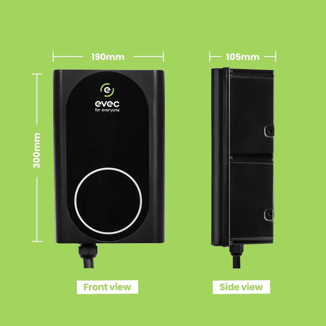 7.4kW Home EV Charger Tethered Type 2 Single Phase Wallbox Electric Car Charger - Image 6