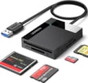 UGREEN 4-in-1 USB 3.0 Card Reader – SD, CF, Micro SD, MS, High-Speed 5Gbps thumbnail 1