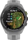 Garmin Approach S70 42mm GPS Golf Smartwatch Black Ceramic Bezel Powder Grey Silicone Strap