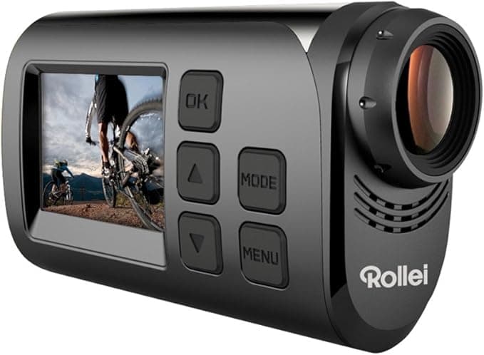 Rollei S-30 WiFi Action Camera – Full HD Sports Cam, Waterproof Design, Black - Image 1